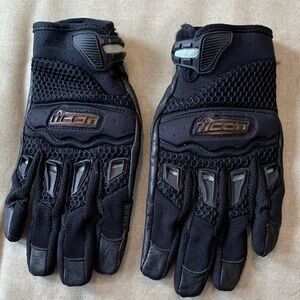 ICON Tactical Black Riding Gloves